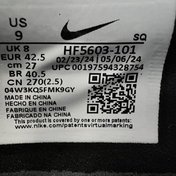 Nike Field General 82 SP, White/Black/Gum Light Brown, Men’s Size 9, New In Box - Picture 3 of 16